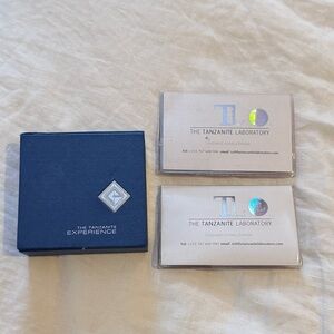 TANZANITE gemstone Silver Necklace and earrings set Pendant 100% authentic